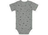 Patinio Babybody , Salbeigrün , Textil , Dinosaurier , Gr. 74 , male , Oeko-Tex® Standard 100 , Kurzarm , Babykleidung, Babybodies & Strampler