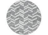 Webteppich Pisa Grau Ø ca. 80cm