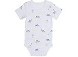 Patinio Babybody , Weiß , Textil , Dinosaurier , Gr. 86 , male , Oeko-Tex® Standard 100 , Kurzarm , Babykleidung, Babybodies & Strampler