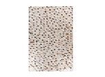 Xxxl Flachwebeteppich , Multicolor, Silberfarben , Leder , Rindleder , Patchwork , rechteckig , 120x170 cm , pflegeleicht , Teppiche und Böden, Teppiche, Webteppiche
