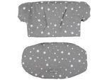 My Baby Lou Hochstuhleinlage , Grau , Textil , Streifen , Füllung: Polyester , 25x50 cm , Oeko-Tex® Made IN Green , Babymöbel & Kindermöbel, Babyzimmer, Hochstühle