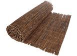 Sichtschutzzaunmatten WINDHAGER, beige (natur), H:150cm, Heidekraut, Zaunelemente, naturbelassenes Heidekraut, L: 3 m