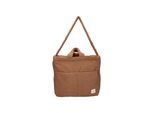 Wickeltasche VADOBAG "Care Sofia Loyal Love", Damen, Gr. B/H/T: 15cm x 52cm x 38cm, braun, Kunstfaser, unifarben, Taschen, mit geräumigem Hauptfach