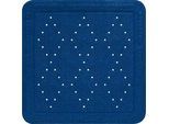 Grund Duscheinlage , Blau , Kunststoff , Uni , quadratisch , 55x55 cm , Oeko-Tex® Standard 100, Made in Europe , rutschfest , Badaccessoires, Sonstige Badaccessoires
