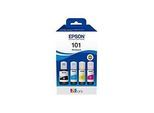 Epson 101 Multipack - 4er-Pack - Schwarz, Gelb, Cyan, Magenta - original - Tintenbehälter - für Epson L4260, L4266, L6190, L6260, L6270, L6276, L6290; EcoTank L14150, L4260, L6270, L6290