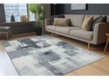 Teppich OBSESSION "Posh 300", grau, B:160cm H:12mm L:230cm, Polyester, Teppiche, Teppich, modernes Design, bedruckte Qualität, Wohnzimmer