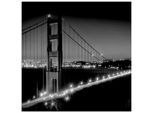 Artland Glasbild »Golden Gate Bridge am Abend I«, Amerika, (1 St.), in verschiedenen Grössen