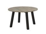 4Seasons Taste Derby Gartentisch rund Ø130 cm Aluminium/Teak
