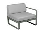 Fermob Bellevie 2 Sitzer Lounge Modul Rechts Aluminium