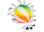 Xxxl Wasserball , Multicolor , Metall, Kunststoff, Textil , Freizeit & Co, Pools & Wasserspaß, Wasserspaß