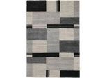 Novel Webteppich , Grau , Textil , Abstraktes , rechteckig , 240x340 cm , in verschiedenen Größen erhältlich , Teppiche und Böden, Teppiche, Webteppiche