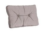 Xxxl Rückenkissen , Schlammfarben , Textil , Füllung: Schaumstoff , 60x43x8 cm , Oeko-Tex® Standard 100 , Heimtextilien, Wohntextilien, Kissen, Zierkissen
