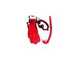 Tauchset GUPPY Gr. 31-34 - rot