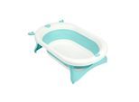 Kikkaboo faltbare Babybadewanne Foldy Wasserablauf leicht zu reinigen ab Geburt grün