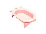 Kikkaboo faltbare Babybadewanne Foldy Wasserablauf leicht zu reinigen ab Geburt rosa