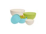 Homeware Profession. Vorratsdosenset , Creme, Grün, Türkis , Kunststoff , 4-teilig , 1200 L , Lfgb , lebensmittelecht , Küchenzubehör,