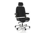 hjh OFFICE XXL Drehstuhl 24 HOURS F Leder mit abklappbaren Armlehnen