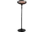 H+H BS 55 Stand-Heizstrahler mit drei Heizstäben, 2000 W