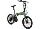 Tretwerk Akimbo E Bike 20 Zoll Klapprad Elektrofahrrad 360Wh 155 - 190 cm khaki