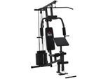 HOMCOM Heim-GYM-Station Stahl, Kunstleder