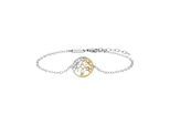 Julie Julsen Armband 925 Silber rhodiniert teils vergoldet Liebesbaum Zirkonia