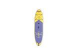 Chiemsee - SUP-Set inkl. Board, Paddel, Pumpe, Leash & Rucksack (gelb/lila) Stand-Up Paddle