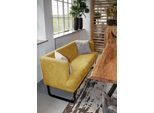 Küchensofa GUTMANN FACTORY, gelb, B:170cm H:83cm T:70cm, 88% POLYESTER 12% NYLON, Sofas, Breite 170 cm, Metallfüße
