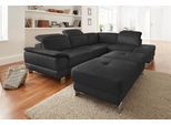 exxpo - sofa fashion Ecksofa »Mantua, L-Form«, mit Kopf- bzw. Rückenverstellung, Bettfunktion u. Bettkasten