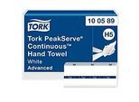 Tork® Papierhandtücher PeakServe® Endlos™ H5 100589, 1-lagig, geprägt, FSC®-Papier, 12 Pack á 270 Blatt (3240 Tücher), weiss