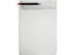MAUL Klemmbrett, DIN A4, Kunststoff, mit Stifthalterung, weiss