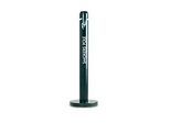 Standaschenbecher Rubbermaid® Smokers Pole, wetterfest & UV-stabilisiert, 1040 x 320 mm Aluminium, schwarz