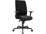 Schäfer Shop Genius Bürostuhl SSI Lady Proline, mit Armlehnen, 3D-Punktsynchronmechanik, Wellnesssitz, 3D-Netz-Rückenlehne, schwarz