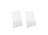 Tischaufsteller, Acryl, schräg, A5, 2 Stück