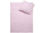 Musselin Bettwäsche 155 x 220 cm unifarben