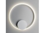 Fabbian Olympic LED-Wandlampe 3.000K Ø80cm weiß