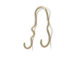 ferm LIVING Haken Curvature Double, matt, Messing
