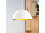 Hängeleuchte Berceste 234-S Ø50cm weiß/gold