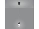 Helestra Deep LED-Hängeleuchte, matt schwarz