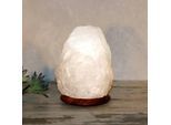 Salzkristallleuchte Rock White Line, 2-3 kg