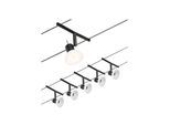 Paulmann Wire Sheela Seilsystem, 5-fl. 5 m schwarz