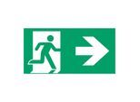 Schild Rettungsweg Typ B für L-LUX Standard Eco