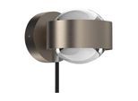 Puk Mini Wall+ LED, Linsen klar, nickel matt