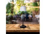 LED-Solar-Tischleuchte Emmi CCT aufladbar, schwarz