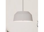 Hängeleuchte Contrisa in Grau, einflammig, Ø 38 cm