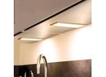 LED-Unterbaulampe Sky 2er Set 3.000K edelstahl