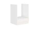 EKO White Herdunterschrank 60 Weiss matt Küchenzeile Küchenblock Einbauküche