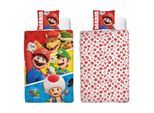 Super Mario Bros Movie Bettwäsche - Motiv: "Hands Up 4" - 140x200cm
