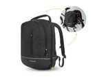 Fahrradtasche Doppelrucksack 2in1 30l schwarz
