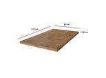 Arbeitsplatte 110 cm 38 mm Küchenzeile Küchenblock Eiche Lancelot Küche Vigo