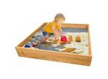 NYVI Kinder Sandkasten NYVIKids Torino 90x90 cm - Sandkasten mit Innenfolie